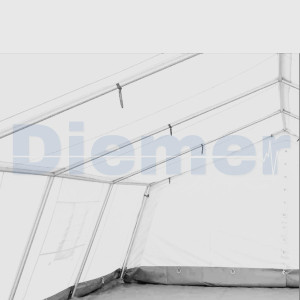 Carpa Emergencia SAS PVC Partición Transversal cremallera